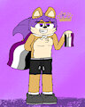 Asexual British Fox by LapisCrowLime
