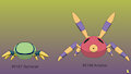 Spinarak and Ariados Buttdex Entry by pichu90