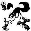 critter page by WispyVixen