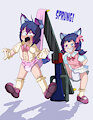 See-Saw, Diaper-Wedgie (Commission) by EmperorCharmy