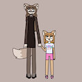 diana and amber by kittydeer
