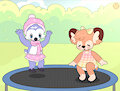 Trampoline Fun -By @sugarcookiez- by DanielMania123