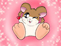 Sparkle Paw Tease (Hamtaro) by YarnFeathers