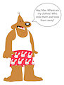 Sam in his original underwear