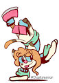 Raina hand stand by Dustyerror