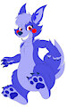BawnBonn The Blue Hare [AI-ART] by MangledTheArcticWolf