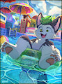 Pool day by rabidhamster00