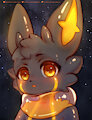 Eevee Guardian (giveaway art) by NyaanMorris