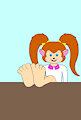 Pistol's feet on the table by TheFurryTree