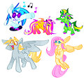 various horses by sparklefuck