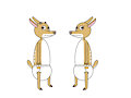Dusty and Danni the fawn twins. by 00aa