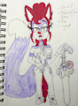 Rose Fox (New OC) (2/3) by JurassicWorldGirl