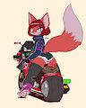 Cyberfox Joyriding by GwynessaPatienette