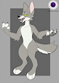 Gray Wolf Adopt-OPEN by ChaosEye
