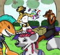 So much for a romantic picnic