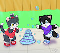 (c) Bubble kitties by HangyakuNeko