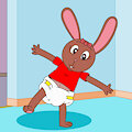 Toddling Bunny by DanielMania123