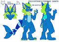 my new fursona aquasplash a sharkfox by reesechu