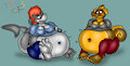 Plump Sea Gals by TheRedSkunk