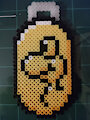 Yoshi Coin Perler by ryuuiaryuusei