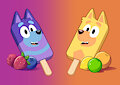 Fruity Flavored Popsicles by KnottyWrangler