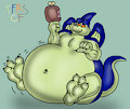 Stuffed Plump Giran by TheRedSkunk
