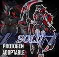 [ADOPTABLE] / Dark Matter Protogen by Serandres