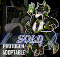 [ADOPTABLE] / Foxfire Priestess Protogen
