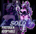 [ADOPTABLE] / Exotic Warrior Protogen by Serandres