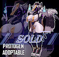 [ADOPTABLE] / Goddess Jiangshi Protogen by Serandres
