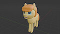 Evolution of my OC in Blender (Video Link) by Mkgoro112