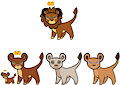 Lion Pride Adopt [OPEN] by Werewolfbusiness