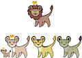 Lion Pride Adopt [OPEN] by Werewolfbusiness