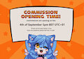 Commission opening date and time by soina