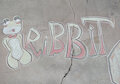 TADC Ribbit chalk drawing by crimsonotic