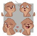 Otty stickers by BiteSizedCookie