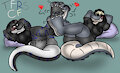 Toed Locked Reptile Gals