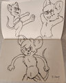 Zeke Doodles by KitsunoGray