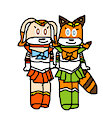 Sailor Chao And Sailor Tide by jeremycrimson