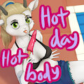 Sammi at the pool by TomLad
