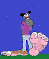 Tommy the bigfooted pup by BarefootDog