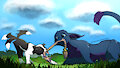 Rose Plays with A Dog by Daaberlicious
