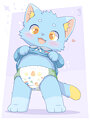 Leo trying new type of diapers by ErickYanjiro
