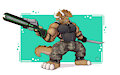 Battle-Tested Triceratops by Vedrax