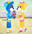 Your flowers, my sweet! by MrRoseLizard