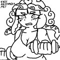 Alma exercising