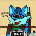 Maxfluff Holding A Shotgun At His Hand by MaxfluffTheCoonFox2002