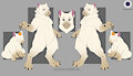 Leucistic Capybara Adopt-OPEN by ChaosEye