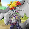 Too tight pants... and Bikini~ by GsFox