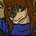 The majestically punk Jesse the doe